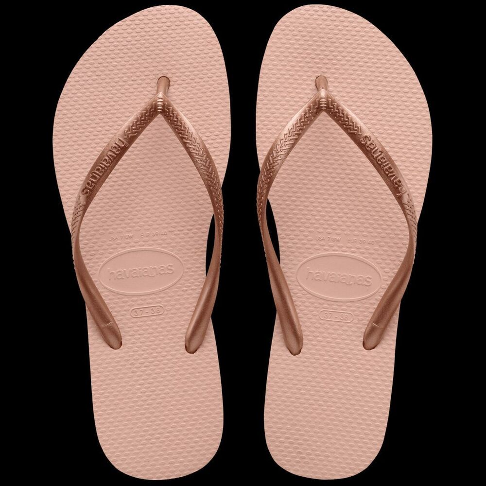 NWT⛱️Havaianas - Ballet Rose Kids' Slim Flip Flops - 9